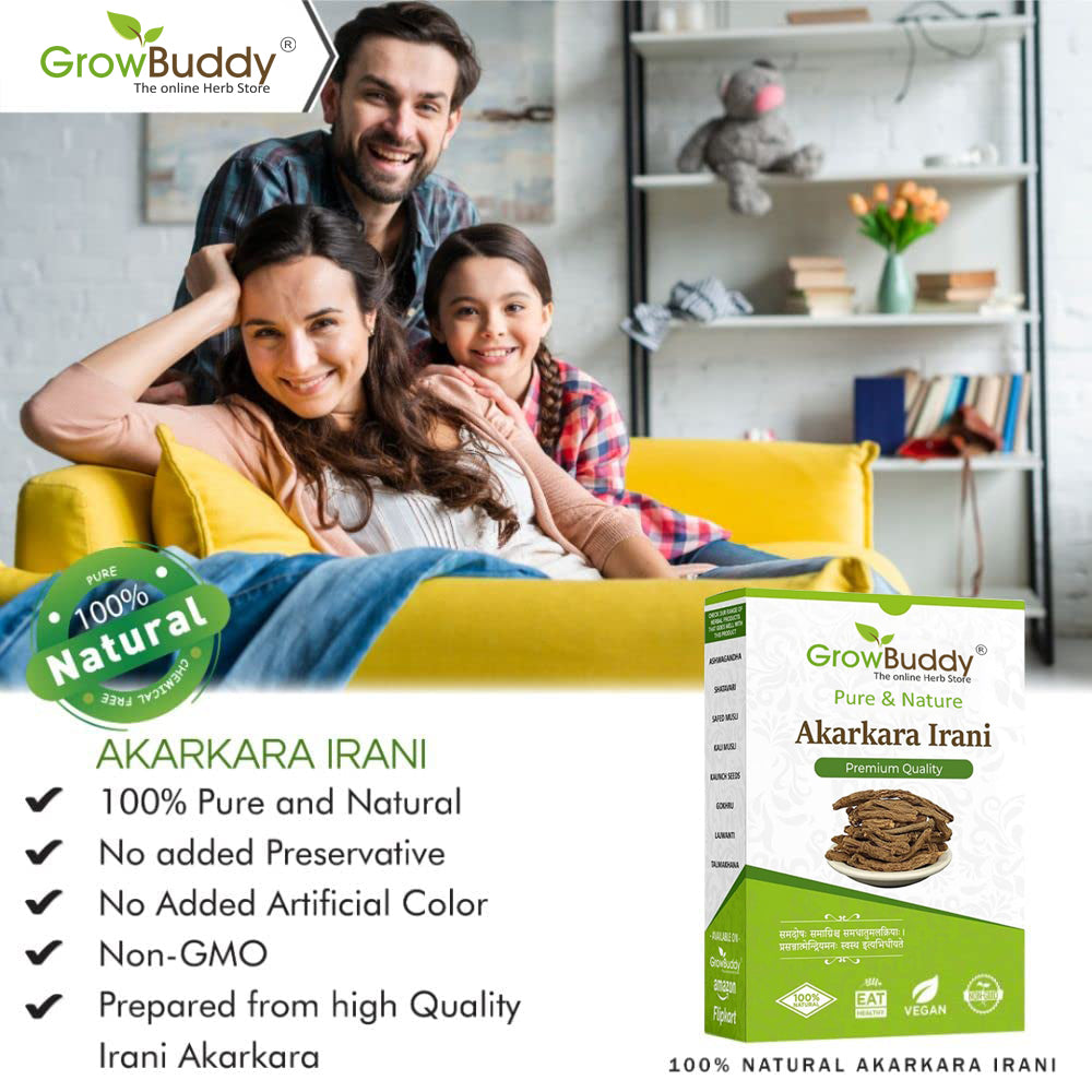 GrowBuddy Original Akarkara Powder | Anacyclus Pyrethrum (25 grams)