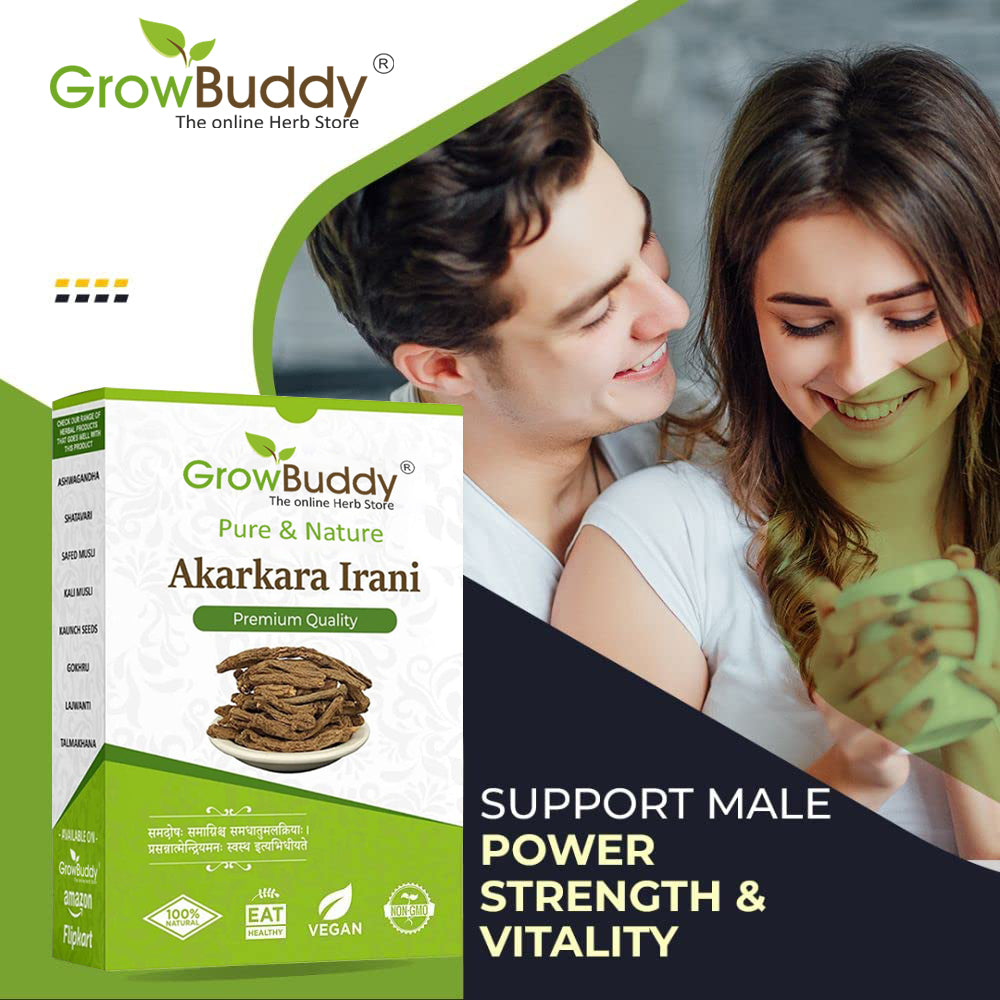 GrowBuddy Original Akarkara Powder | Anacyclus Pyrethrum (25 grams)