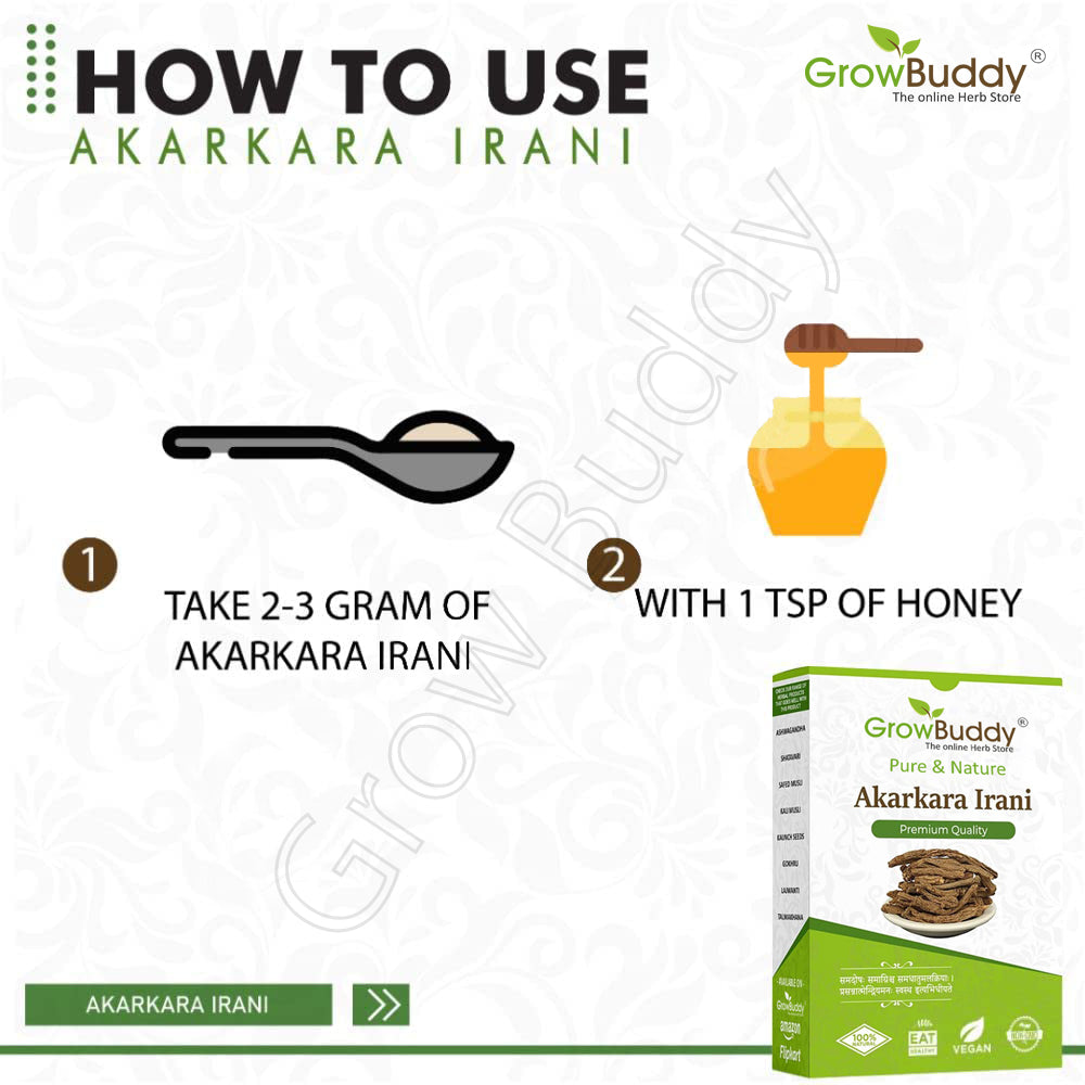 GrowBuddy Original Akarkara Powder | Anacyclus Pyrethrum (25 grams)