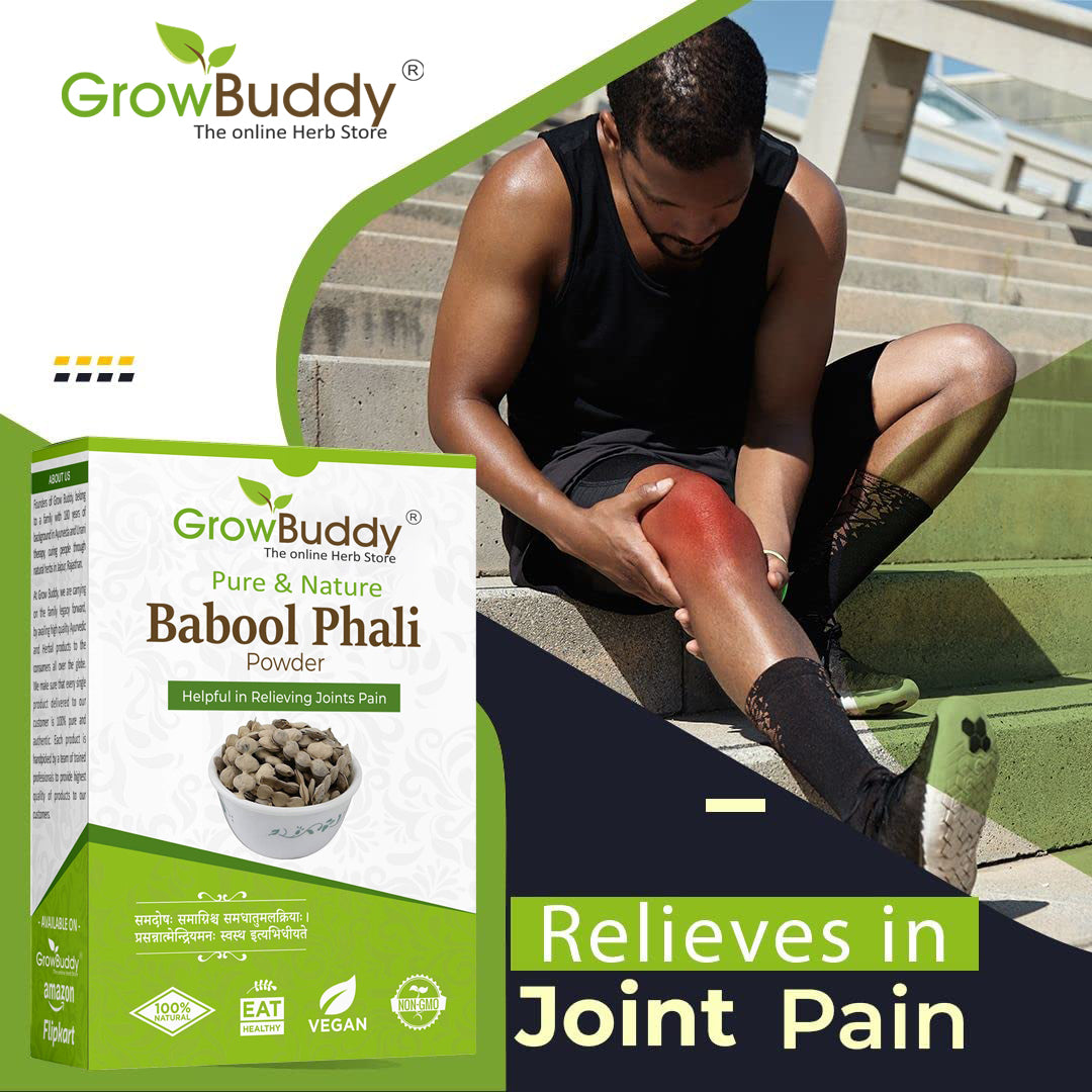 GrowBuddy Babool Phali Powder (250 grams) - Babool Fali - Kikar Phali - Kikar Fali