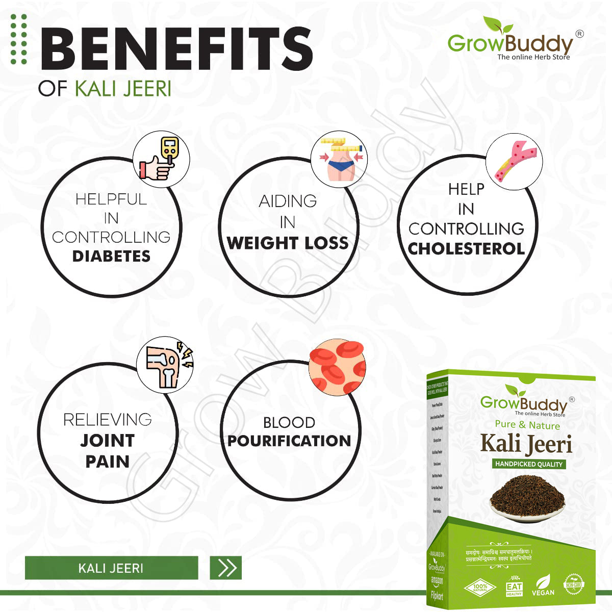 GrowBuddy Original Kali Jeeri - 100 grams