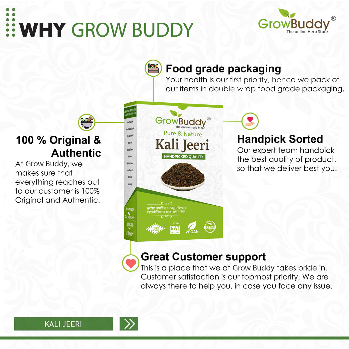 GrowBuddy Original Kali Jeeri - 100 grams