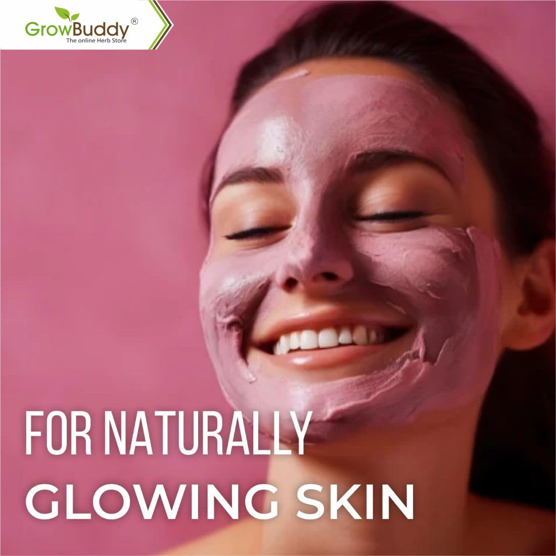 GrowBuddy Rose petal powder 100 grams | Ideal for Skin and Face | 100% Pure and Natural, No Preservative | Antioxidant Support To Revitalize Skin Health