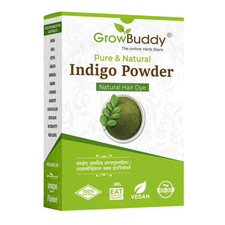 Grow Buddy Indigo Powder for black Hair (200 grams)